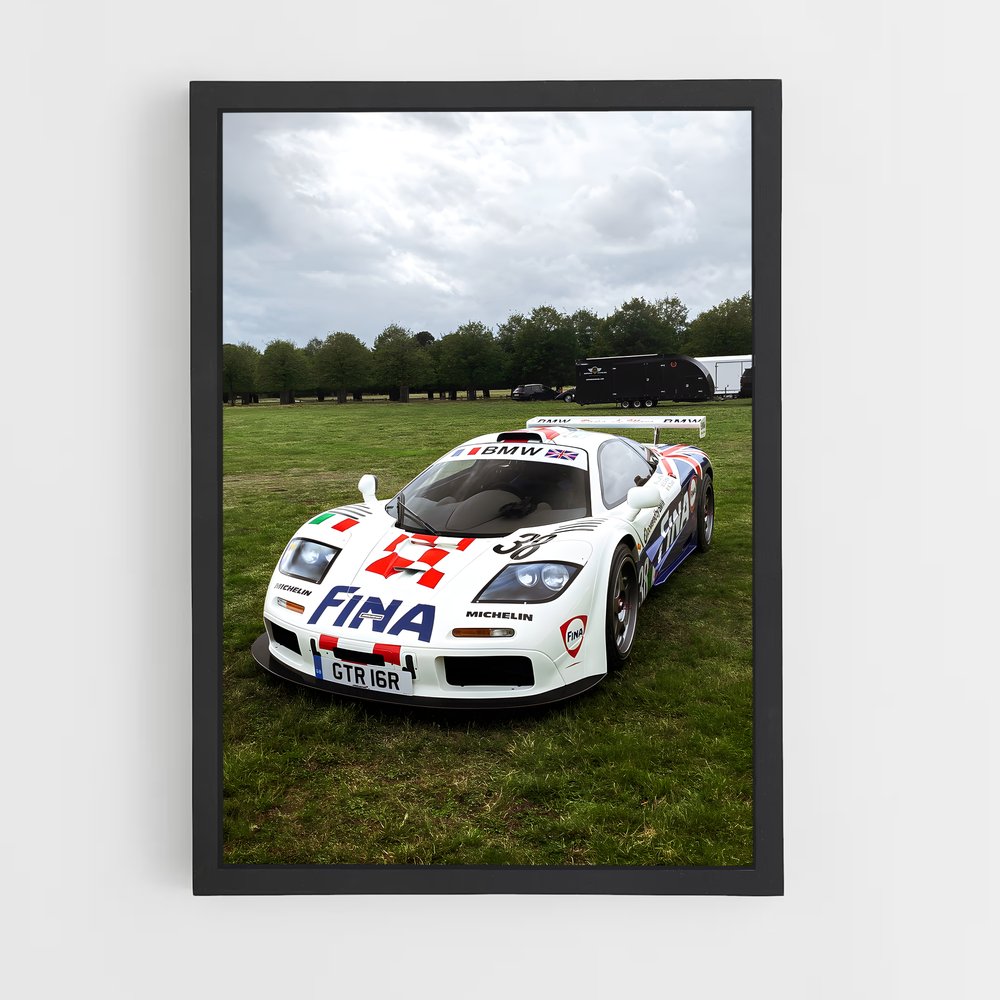 Poster F gtr magnifique – affiche Mclaren (vue 2)